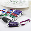 Personalized Beer Bottle Shaped Keyring With Flashlight - Set of 4 - (More Colors)