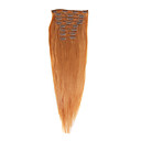 100% Brazil Hair 22 Inch 10Pcs Clip In Hair Extensions Multiple Colors Available