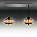 modernas luzes de vidro transparente com pingente 2 luzes no projeto bolha