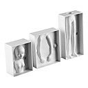3d modello torta ragazza e taglierina set cookie (6 pezzi)