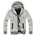 Simple Casual Men's Hooded Cardigan Sweater