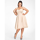A-line Sweetheart Knee-length  Chiffon Cocktail Dress