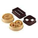 Cookie Shaped Biscuit Cutter Mold (4-Pack)