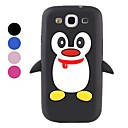 Case em Silicone para Samsung Galaxy S3 i9300 - Pinguim (Várias Cores)