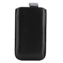 pu bolsa estojo de couro para Samsung Galaxy i9000 e i9100 galáxia s s2 (preto)