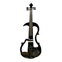 Copy To Timothy - (EV800) 4/4 Ebony Parts Electric Violin with Case/Rosin/Cable/Headphone/Battery (Multi-Color)