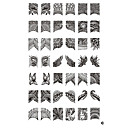 42 Stamp Art Stamping Nail Modèle Modèle Plaque image