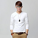 Simple Fashion Slim V Collar Shirt