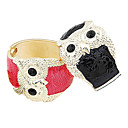 forma delicada pulsera de búho