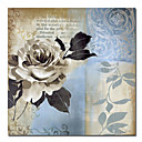 Printed Floral Canvas Art with Stretched Frame