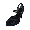 femmes bracelet en satin arc latin / chaussures de danse de salon de performance (plus de couleurs)