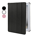 New Mini Checkered Folio PU Leather Case with Stand for The New iPad (Assorted Colors)