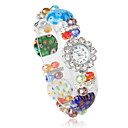Quartz ronde vorm met Crystal Bracelet Watch
