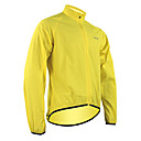 Santic New Designed Men or Womens' Super Light Windproof Raincoat with 2000 Waterproof Index(Green/Yellow)