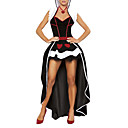 koningin rode harten vrouwen volwassen sexy halloween kostuum (3 stuks)