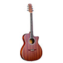 Hawks 40" Beginner Cutaway Sapelle Plywood Top Satin Acoustic guitar