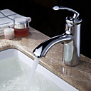 Sprinkle® - by lightinthebox - in ottone massiccio contemporanea rubinetto lavandino del bagno (cromato)