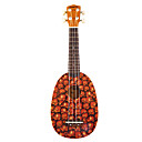 (Pineapple) Piña Basswood Ukulele Soprano con / bolso / Cadena de Selecciones