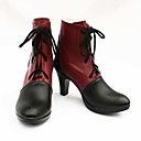 Cosplay Shoes Inspired by Black Butler Grell Sutcliff Red