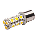 S25 LED Licht van de Auto (5050, 3.6W, Lumen (LM) 270, Kleurtemperatuur 3000K, 12V, met 18 LED's, warm wit licht)