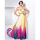 gaine / colonne sweetheart parole longueur robe de soirée en mousseline de soie avec des détails en cristal