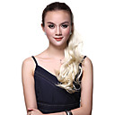 Laceup lange golvende blonde synthetische paardestaarten