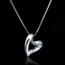 Fine Jewelry Simply Twist Herz Sterling Silber Halskette