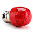 E27 1W Red Light LED Ball Bulb ((170-250V)