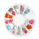24pcs 3D Plastic Application Stars Nail Decorations