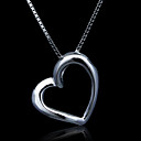 Fine Jewelry Einfach Herz Sterling Silber Halskette