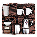 Koffie Series Boxed Cadeau (Moka & Siphon Pot, Grinder, kopjes, Bubble Milk Device) T-008