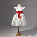 Satin Flower Girl Dress With Sash