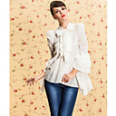 TS VINTAGE Royal Wave Hem Flare Sleeve Shirt
