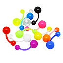 Colorful Acrylic Navel/Ear Piercing(Assorted Color)