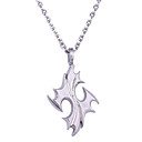 Ocultar cuerda con hombres Collares Titanium
