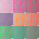 100% Cotton Woven Yarn-Dyed Plain Plaids By The Yard (Many Colors)