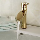 Central sola manija baño grifo del fregadero con tres acabados diferentes