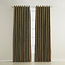 (Two Panels) Traditional Stripe Jacquard Energy Saving Curtains