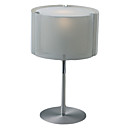 24w lampe de table moderne blanc en acier inoxydable