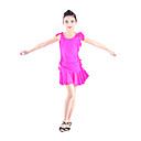 Dancewear Spandex Latin Dance Top And Skirt for Children
