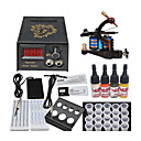 1 fonte Kit Machine de tatouage pour la doublure et l'ombrage