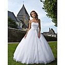 Ball Gown Sweetheart Floor-length Tulle Wedding Dress