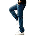 finas dos homens calça jeans