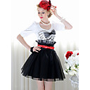 Frauen Chiffon Schicht Rock