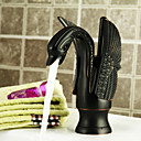 Bionik-Design Waschbecken Wasserhahn Öl eingerieben (schwarz) / antik (gold)