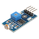 6495 Luz Fotoresistor Sensor Module para Smart Car (Negro y Azul)