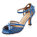 Ballroom High Heel Peep Toe Leatherette Upper Dance Shoes Ballroom Latin Shoes for Women