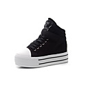 Fashion Canvas Platform Ankle Boots With Lace-up Back to School Shoes (More Colors)