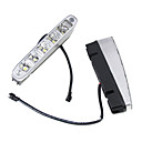 2 x 5 LED ad alta potenza 5W 12V 24V In funzione Daytime Bianco