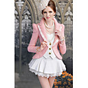 Vrouwen sjaalkraag Puff Sleeve Jacket